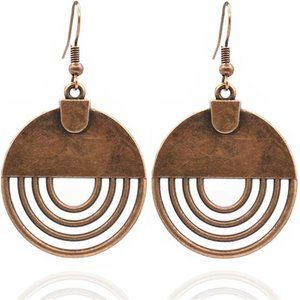 Bohemian Earrings Dangle Boho Earrings, Handmade Antique Ethnic Jewelry Hoop